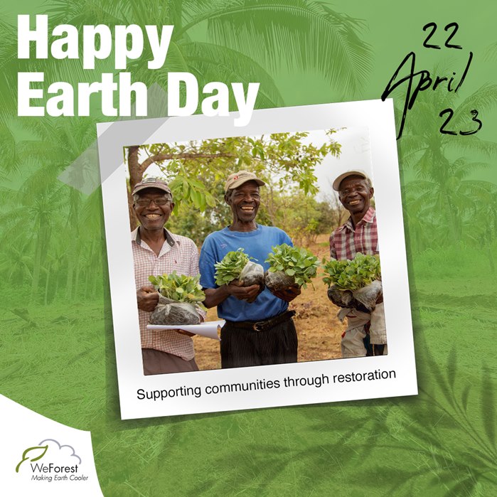 Happy Earth Day 2023 poster design