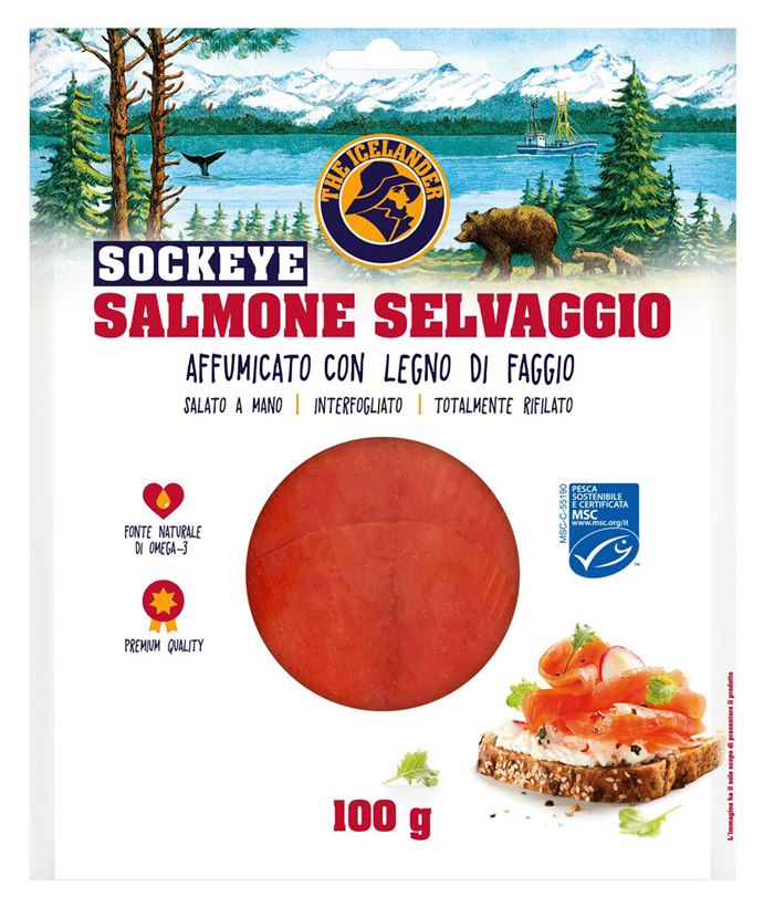 Packaging of Sockeye Salmon Selvaggio