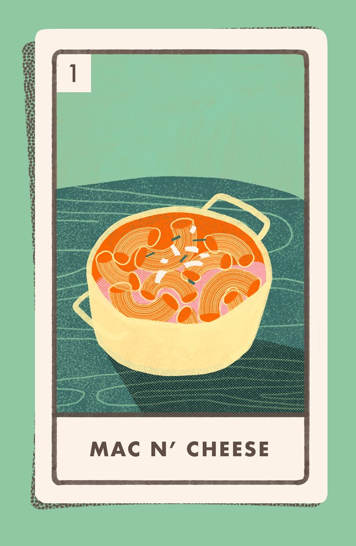 Mac N' Cheese page illustration