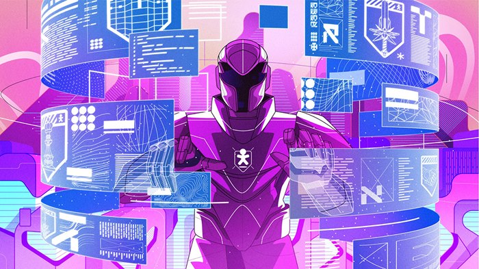 Vivo's digital security sector illustration