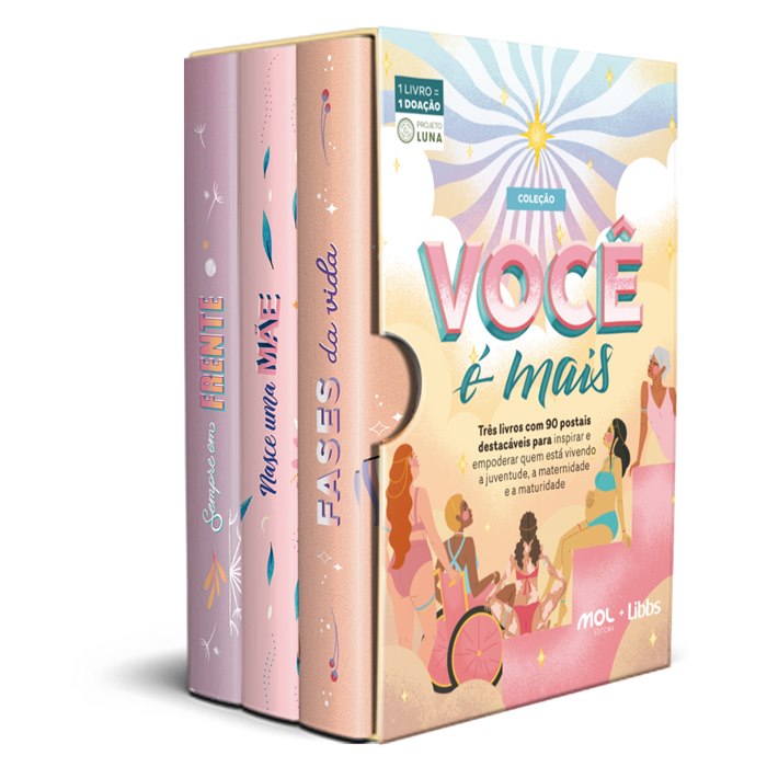 A three-book package with 90 postcards