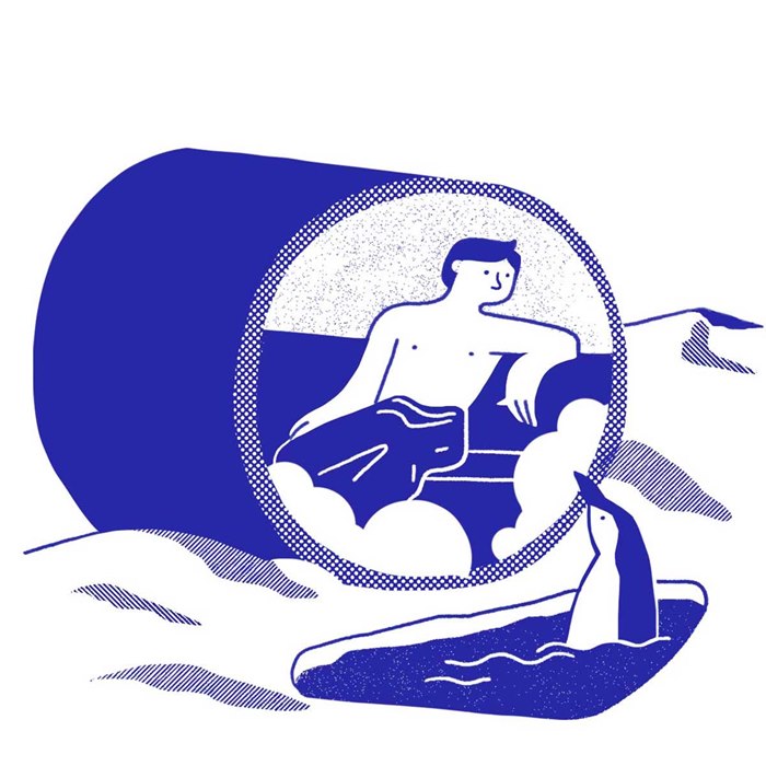 Editorial illustration focusing on health
