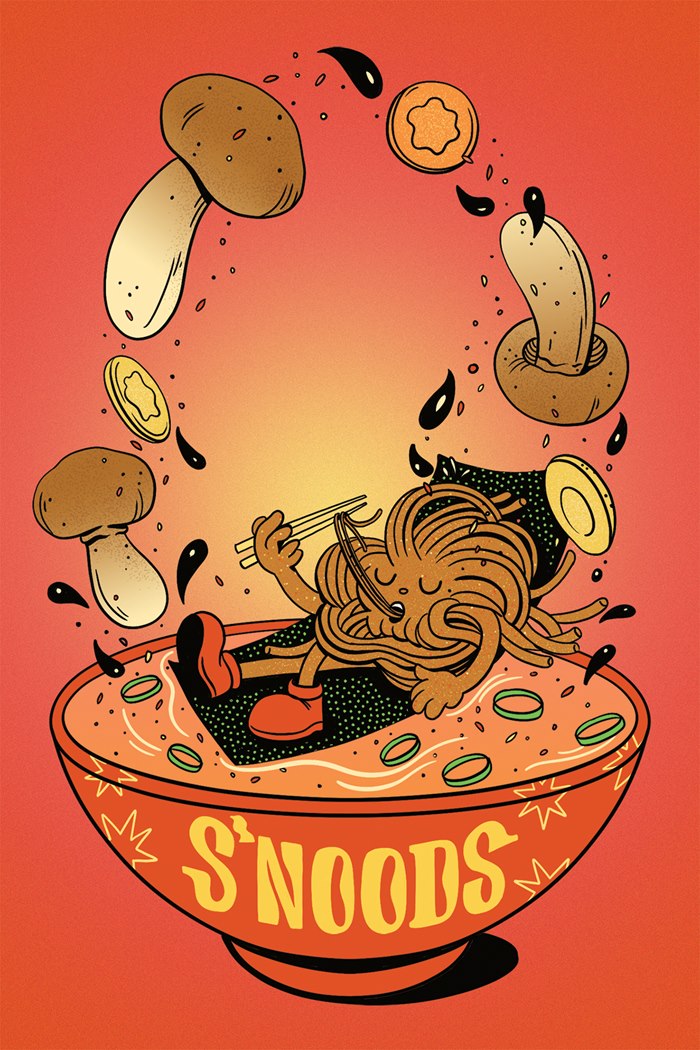 Promotion poster of S' Noods