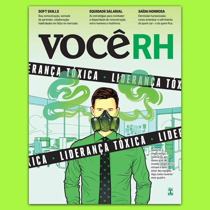 Davi Augusto creates a vibrant Você RH cover
