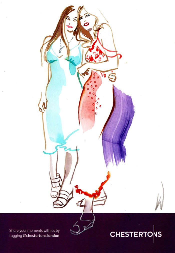 Katharine Asher's live event drawing session