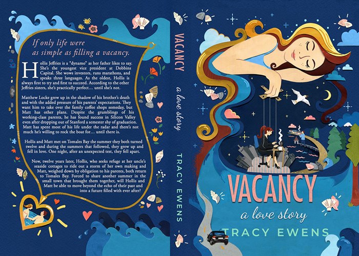 Vacancy - A love story book cover design