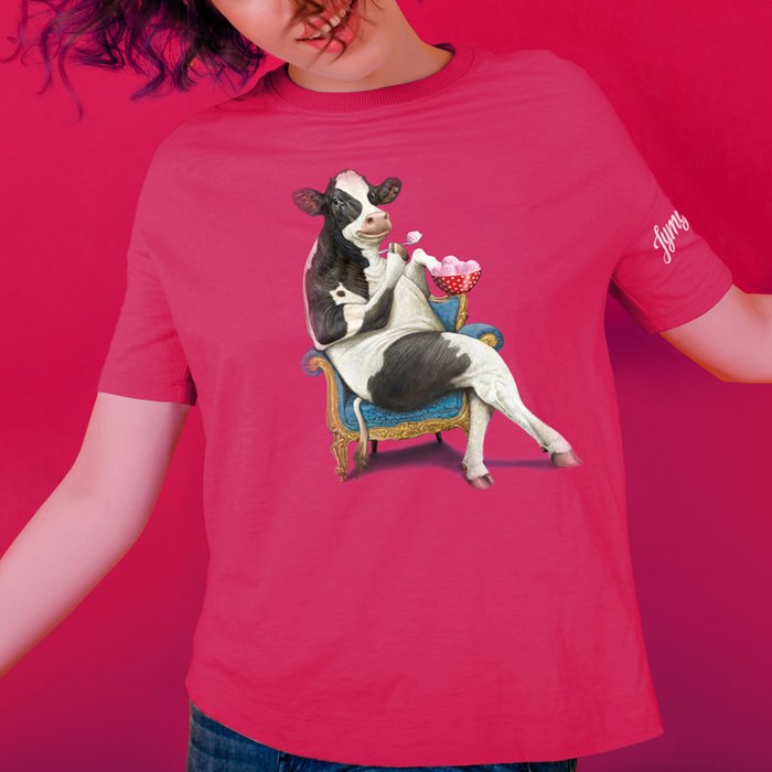 Advertising t-shirt of Jymy ice cream