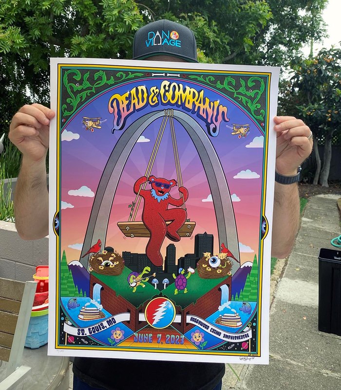 Dead & Company music event poster design