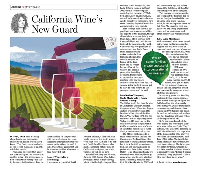 Drew Bardana makes a wine-filled Off Duty page