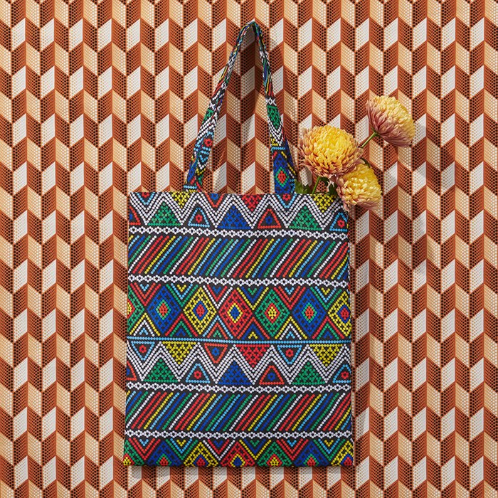 Decorative tote bag pattern
