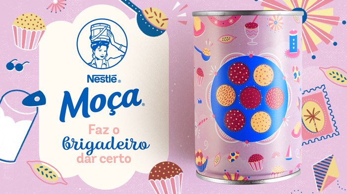 Nestlé Moça Frigadeiro Label Concept
