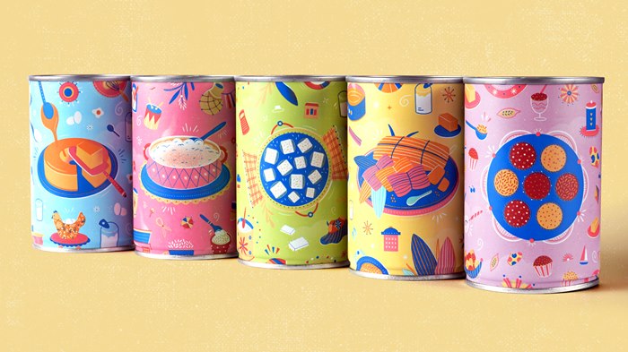 Nestlé Moça products packaging artwork
