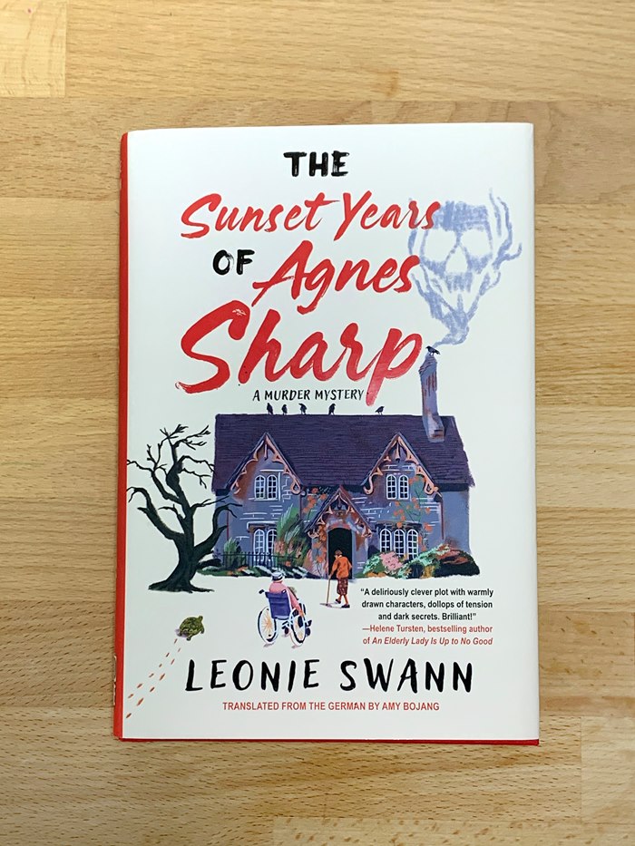 Cover design for "The Sunset Years of Agnes Sharp" novel