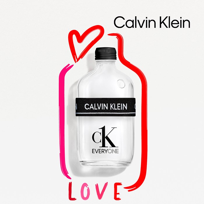 Fine Calvin Klein Love marketing line drawings