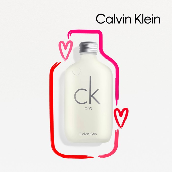 Typography of Calvin Klein's Chinese Valentine's Day Ad