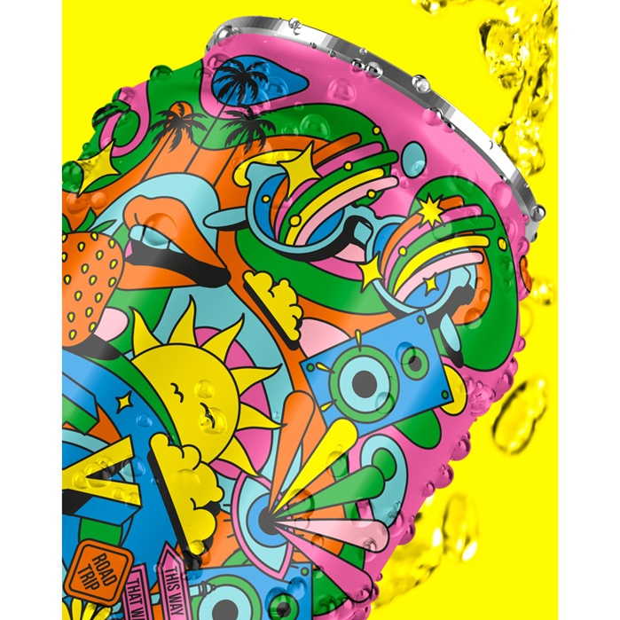 Limited-edition summer theme beer can