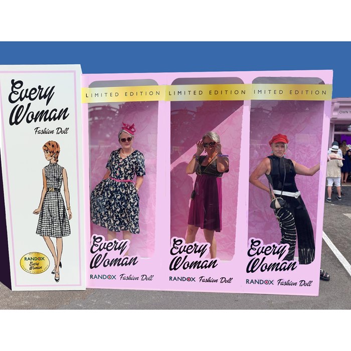 Randox's fashion dolls packaging