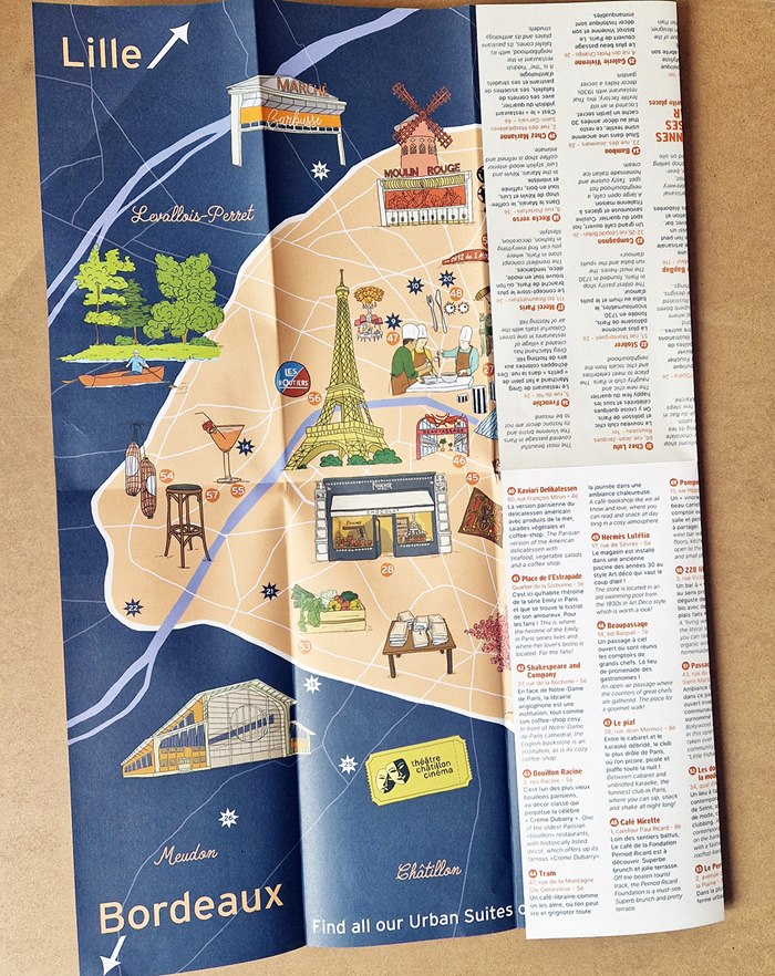 Edgar Suites map illustration