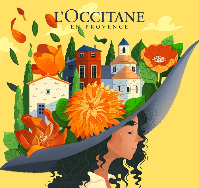 Label design for L'OCCITANE's products