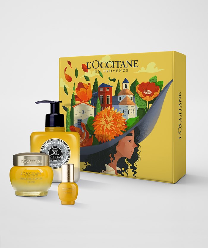 L'OCCITANE's beauty products label design