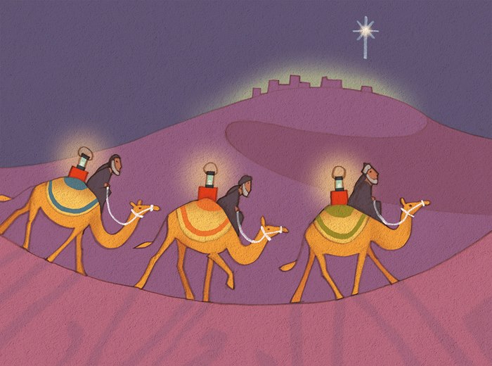 Stamp depicting "A Guernsey Christmas Story"