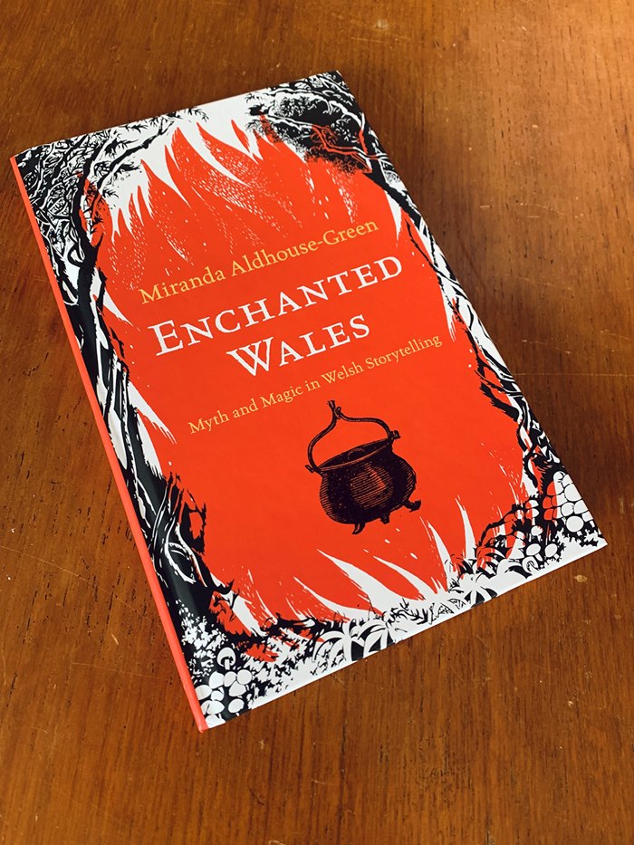 Cover design of the "Enchanted Wales" book