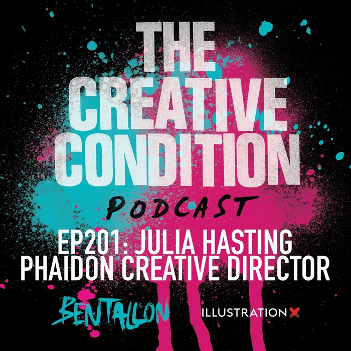 Episódio 201: Julia Hasting, diretora criativa da Phaidon, fala sobre o funcionamento interno da criação de belos livros de arte