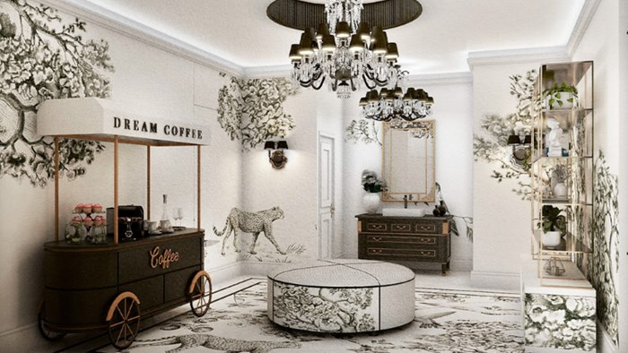 Wildlife illustration for AS Academy interiors