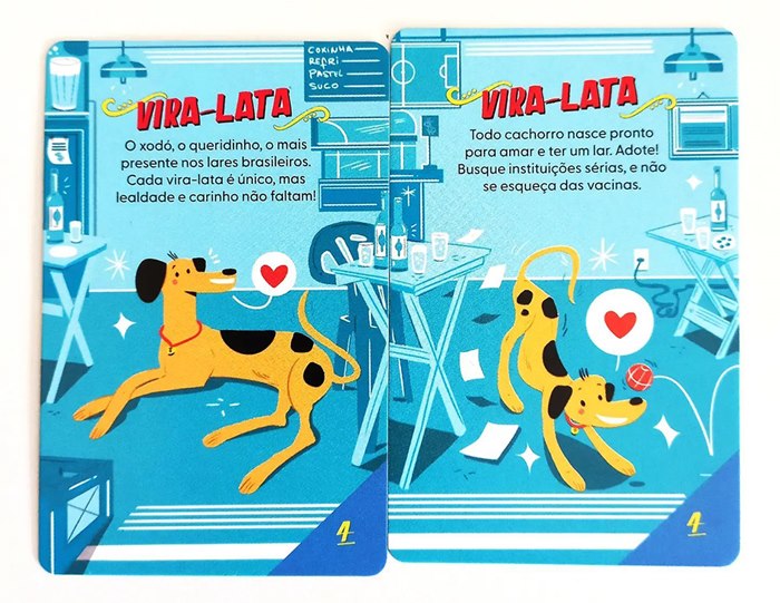 Kleverson Mariano's Editora Mol cards celebrate pet love