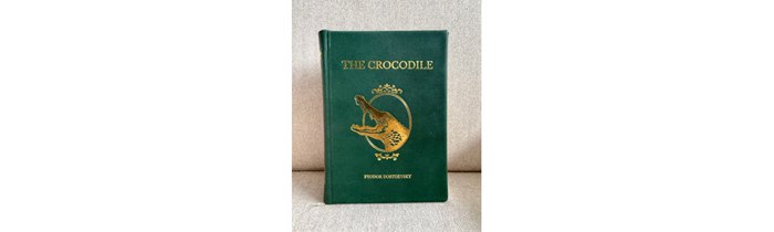 Cover design of the 'The Crocodile' book