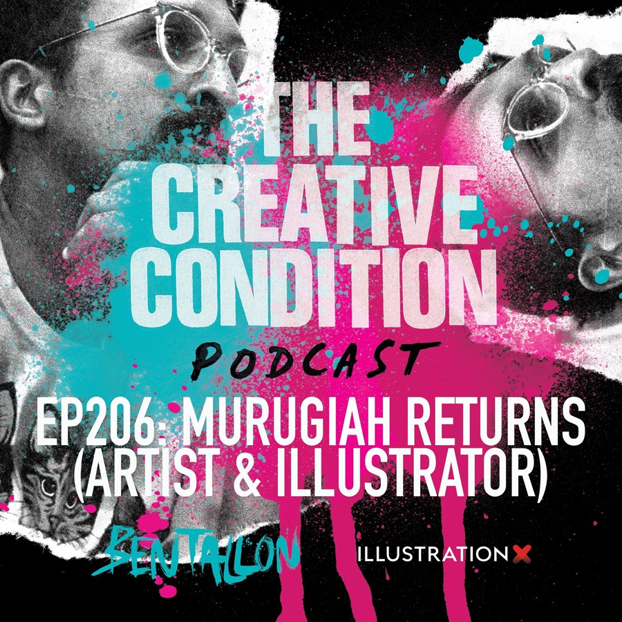 Ep 206: Murugiah, interdimensional artist *not* talking h0rseshit about ever-evolving creativity