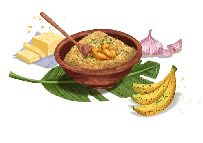 Delicious holiday dishes in vibrant illustrations
