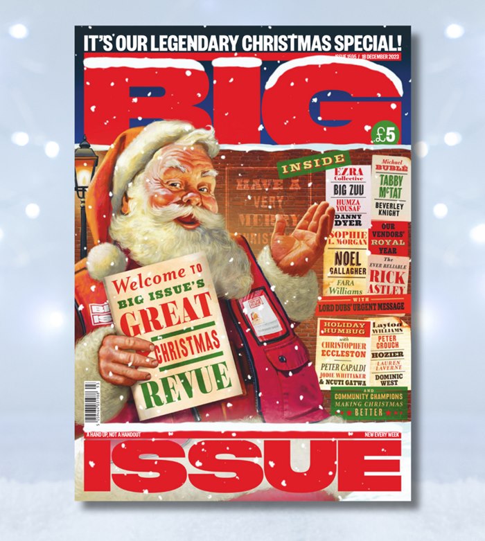 Holiday cover for Big Issue magazine