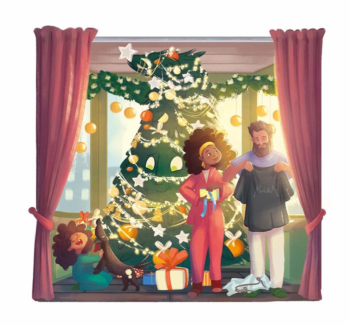 Heartwarming kid's book: "A Christmas Tree Love Story"