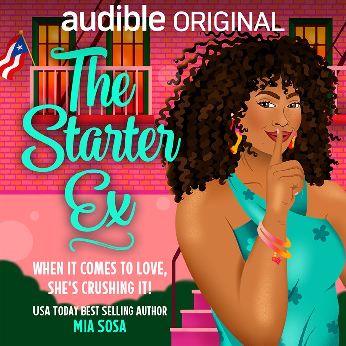 "The Starter Ex" audiobook cover design