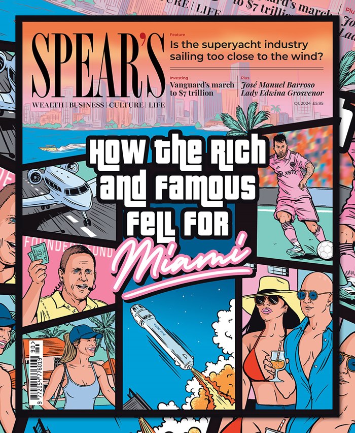 Miami's appeal to the wealthy dissected on Spear's Cover
