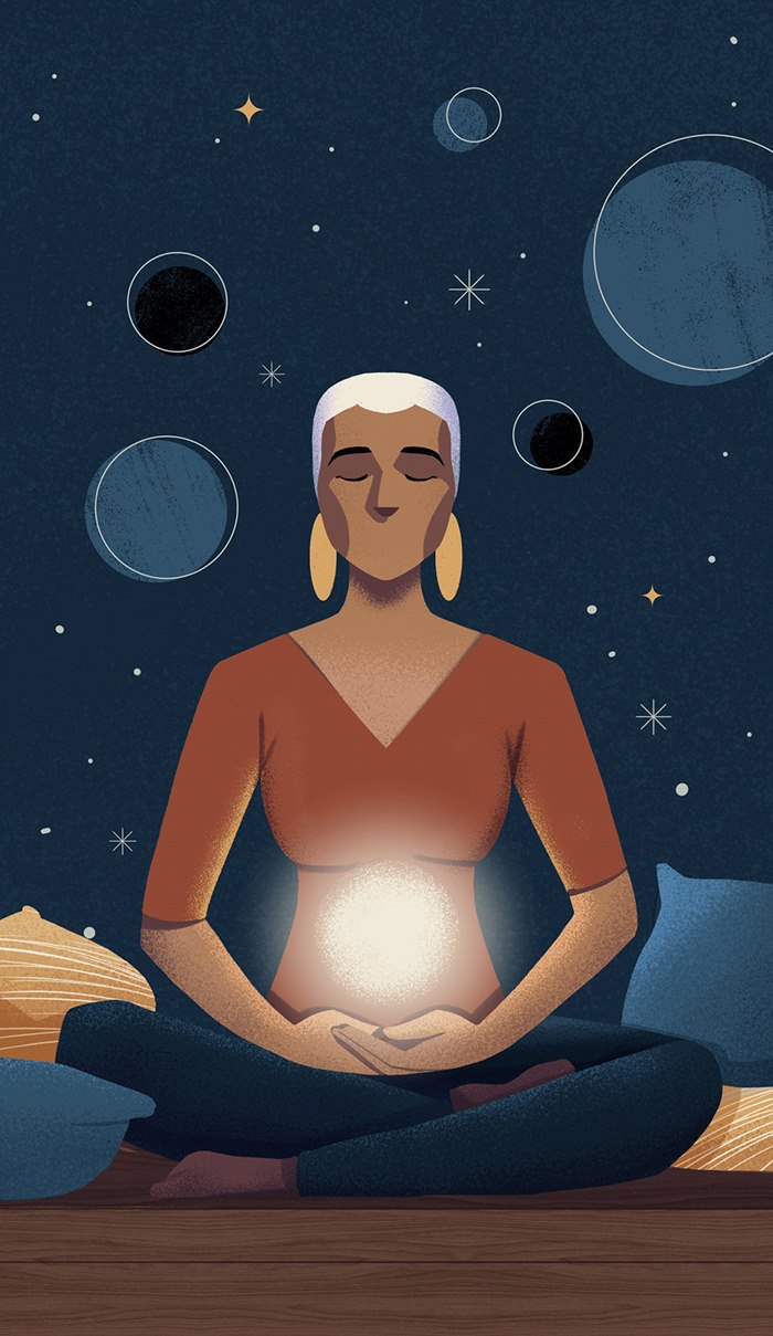 Visual design of tarot card