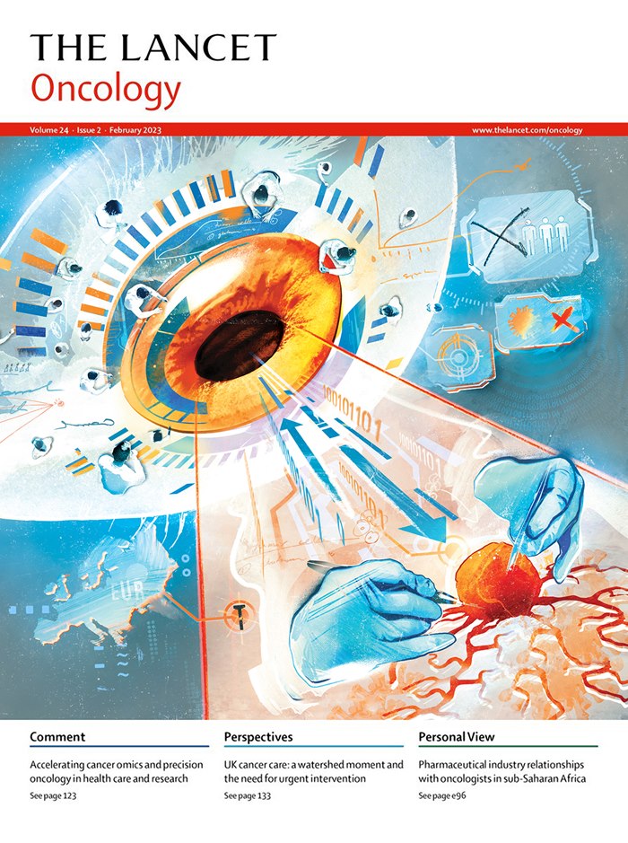 Danny's engaging artworks feature on The Lancet covers
