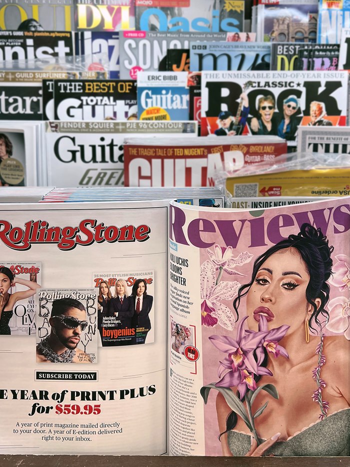 Crafted artwork is of Colombian-American singer-songwriter Kali Uchis