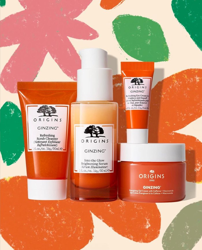 Wrapping for the skin care range from Origins