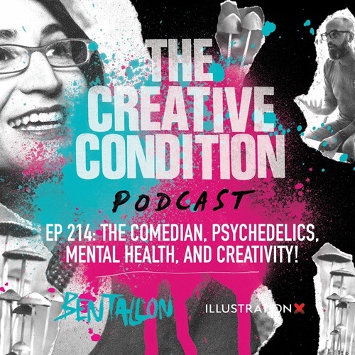 Ep 214: The comedian, psychedelics, mental health, and creativity with Negin Farsad