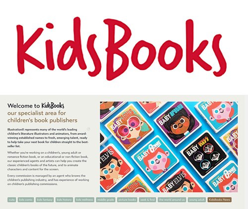 Livros infantis na IllustrationX