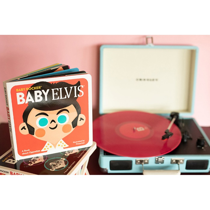 Board book cover of "Baby Elvis"