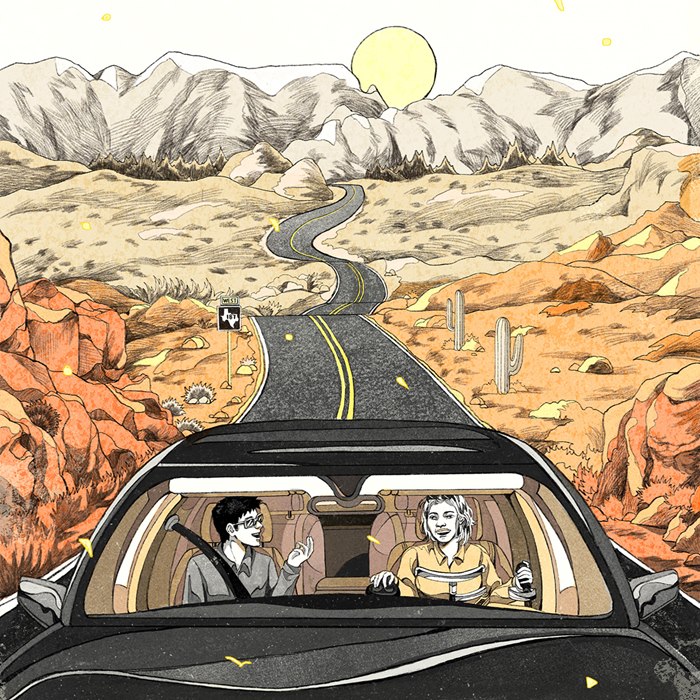 Informative drawing of renting a car