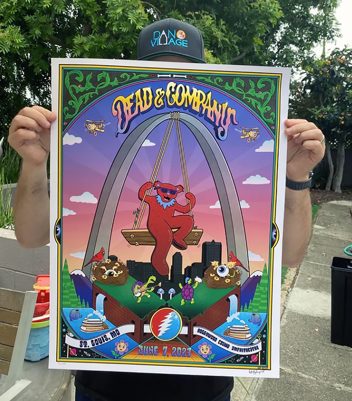 Flyer art of 'Dead & Company'