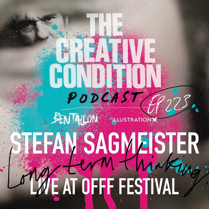 Ep 223: Stefan Sagmeister live at OFFF Festival 2024 - Long Term Thinking