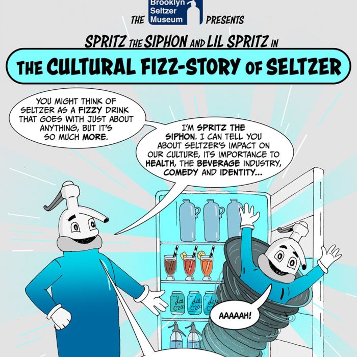 La historia del agua con gas Seltzer