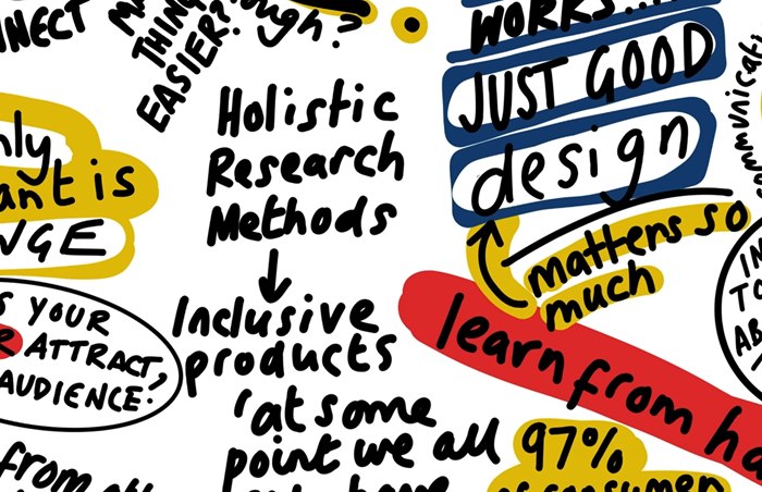 Capturing insights from all the live speakers and presentations