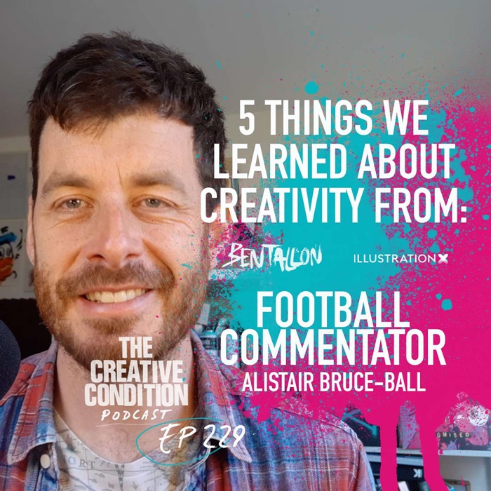 5 choses que nous avons apprises sur la créativité grâce à : Alistair Bruce-Ball, commentateur de football de BBC 5 Live