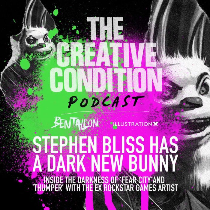 Ep 236: Stephen Bliss has a dark new bunny. From Rockstar and GTA art to 'Thumper' comic via 'Fear City'